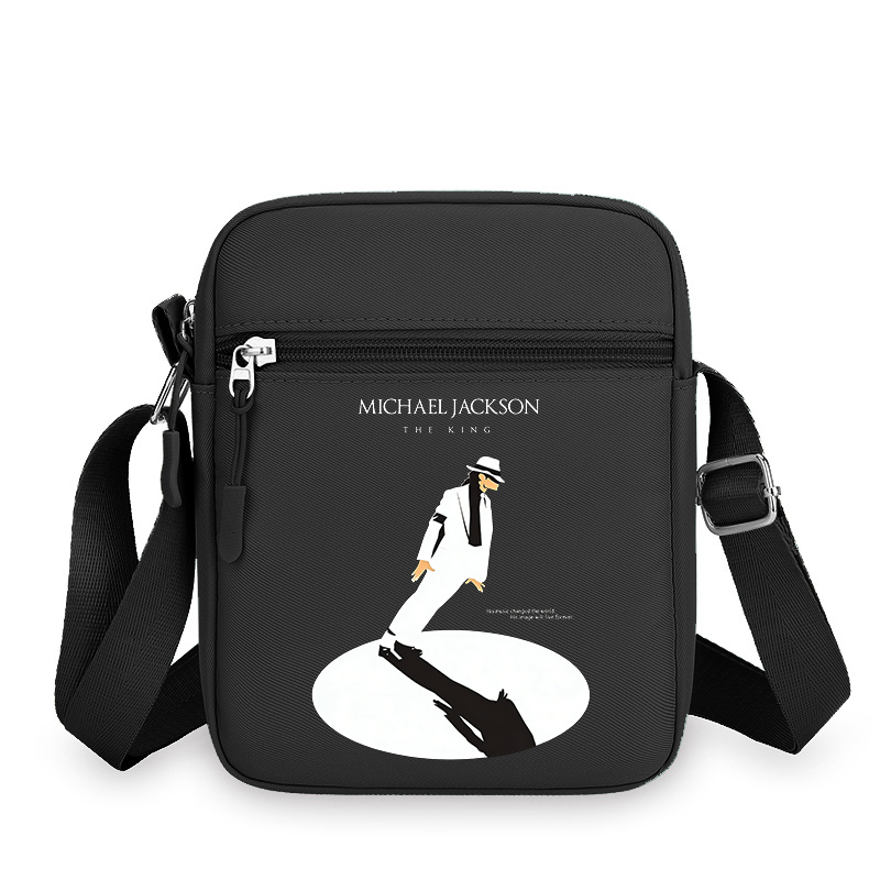 Women Bags For Gift - 男性女性アニメ電話収納ポーチ MJ カジュアルアクセサリーハンドバッグマイケル・ジャクソンファッションクリエイティブクロスボディバッグ誕生日プレゼント