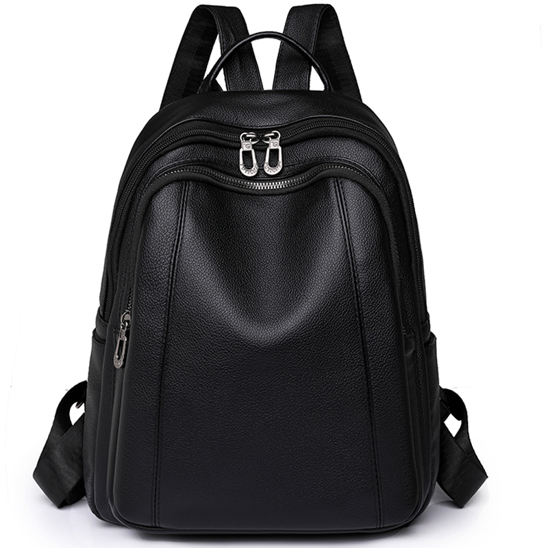Women'S Retro Bags - 高品質の革のバックパック女性の大容量バックパック財布女性ヴィンテージバッグスクールバッグ旅行 Bagpack レディースランドセル