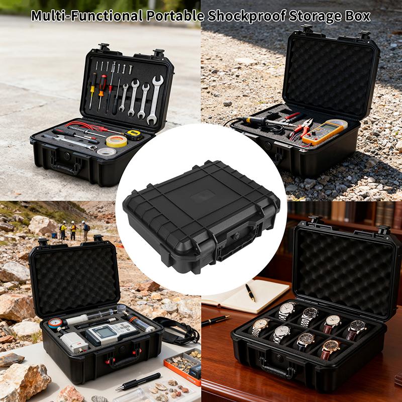 Box Bag Rigid - 防水性のある頑丈な工具バッグ、プレカットフォーム入り安全収納ボックス、耐衝撃性ハードウェアツールボックス