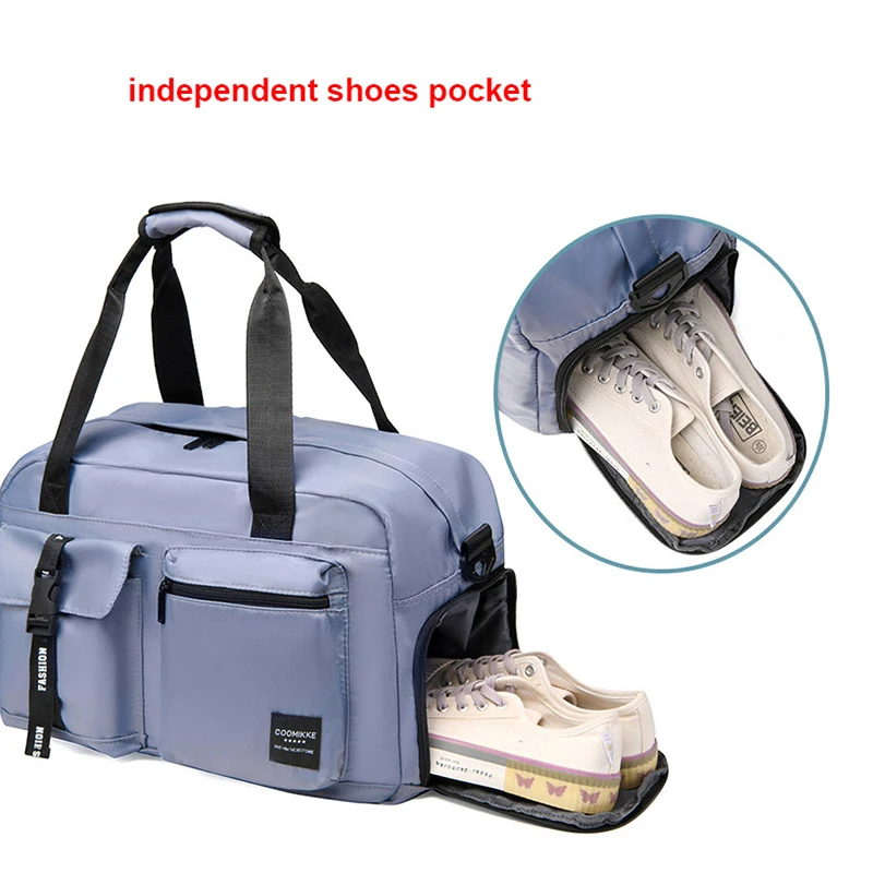 大型フィットネスバッグスポーツハンドバッグ女性ドライウェット - Women'S Yoga Bags のレビューと価格