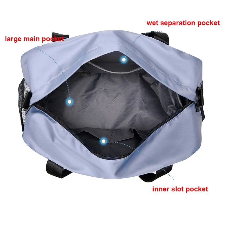 大型フィットネスバッグスポーツハンドバッグ女性ドライウェット - Women'S Yoga Bags のレビューと価格