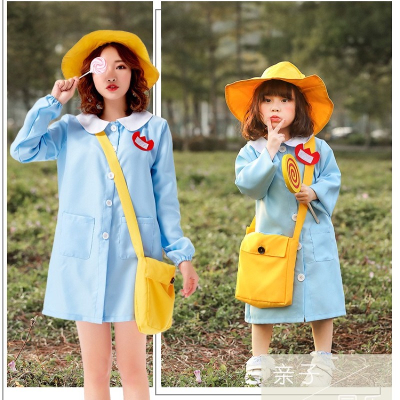 素敵な日本の幼稚園制服スーツ親子コスプレ衣装ドレスバッグ帽子 - Women'S Japanese Bags のレビューと価格