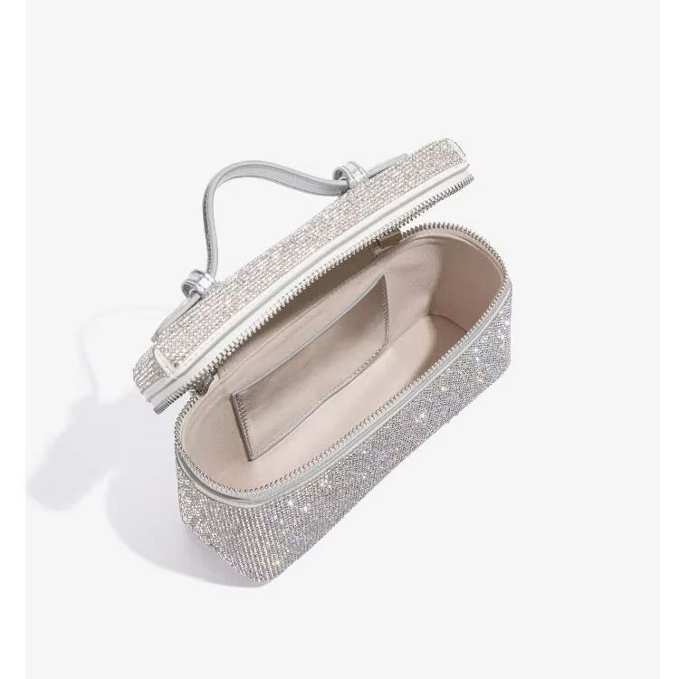 ラグジュアリーラインストーンクロスボディバッグ 20cm ク - Women Vanity Bags のレビューと価格