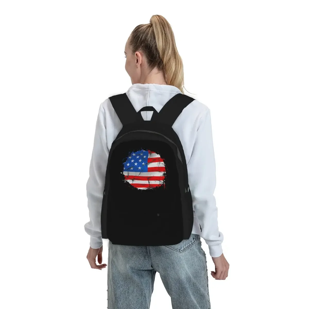 アメリカ合衆国アメリカ国旗バックパック男の子女の子ブックバッ - Women Bags Usa のレビューと価格