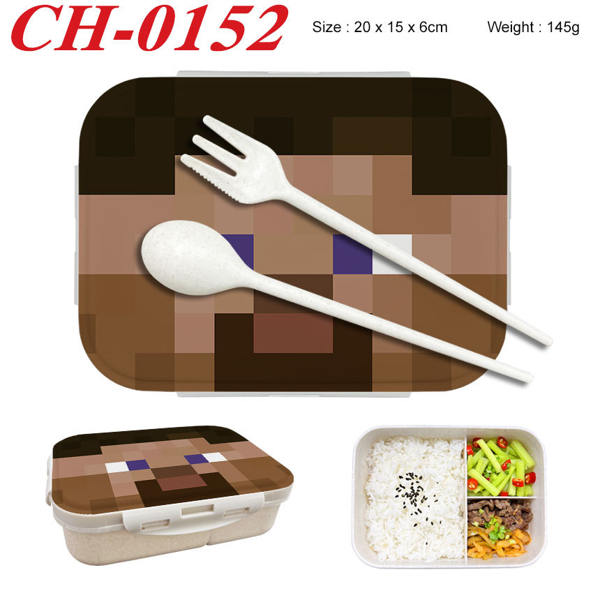 Minecrafted 3ピース日本風断熱ランチボックス、取 - Women'S Japanese Bags のレビューと価格