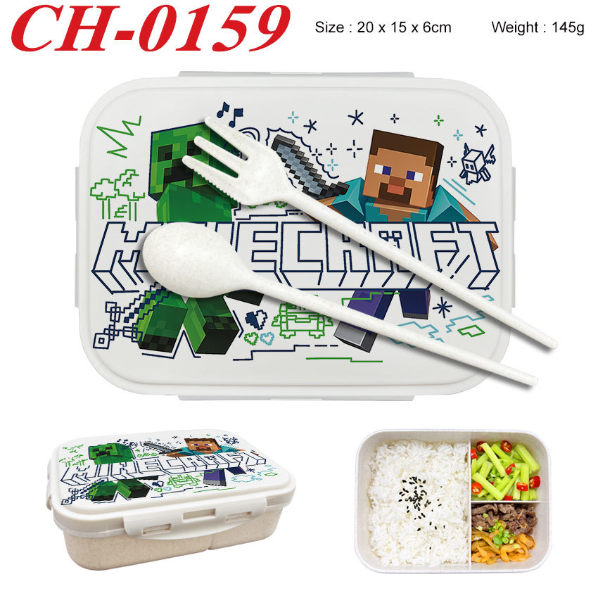 Minecrafted 3ピース日本風断熱ランチボックス、取 - Women'S Japanese Bags のレビューと価格