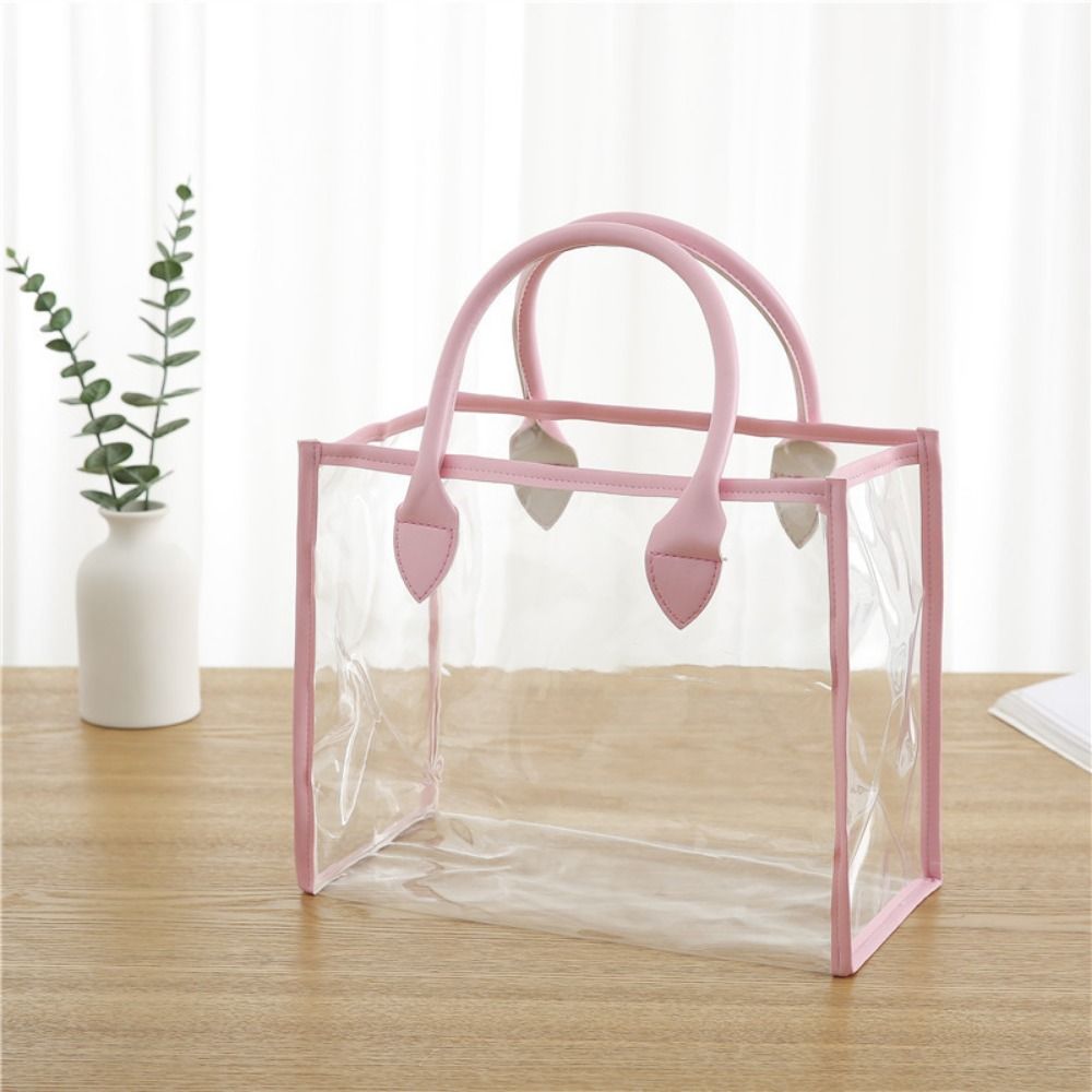 防水透明ギフトバッグ、大容量、軽量、手提げ式、持ち運び可能、 - Women Bags For Eid のレビューと価格
