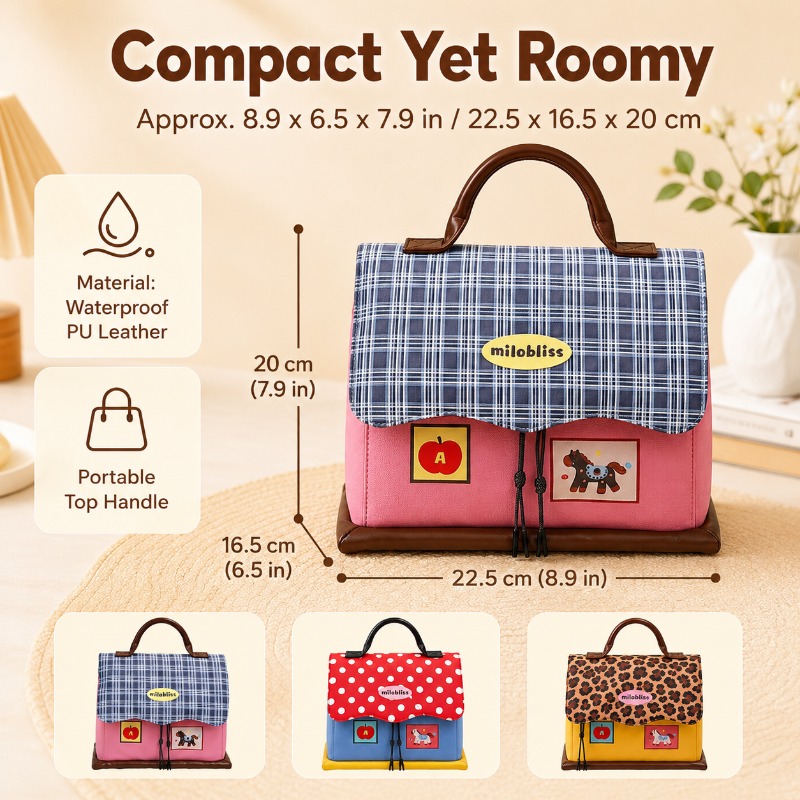 かわいい馬の化粧バッグ防水レザーポータブル化粧品オーガナイザ - Women Vanity Bags のレビューと価格