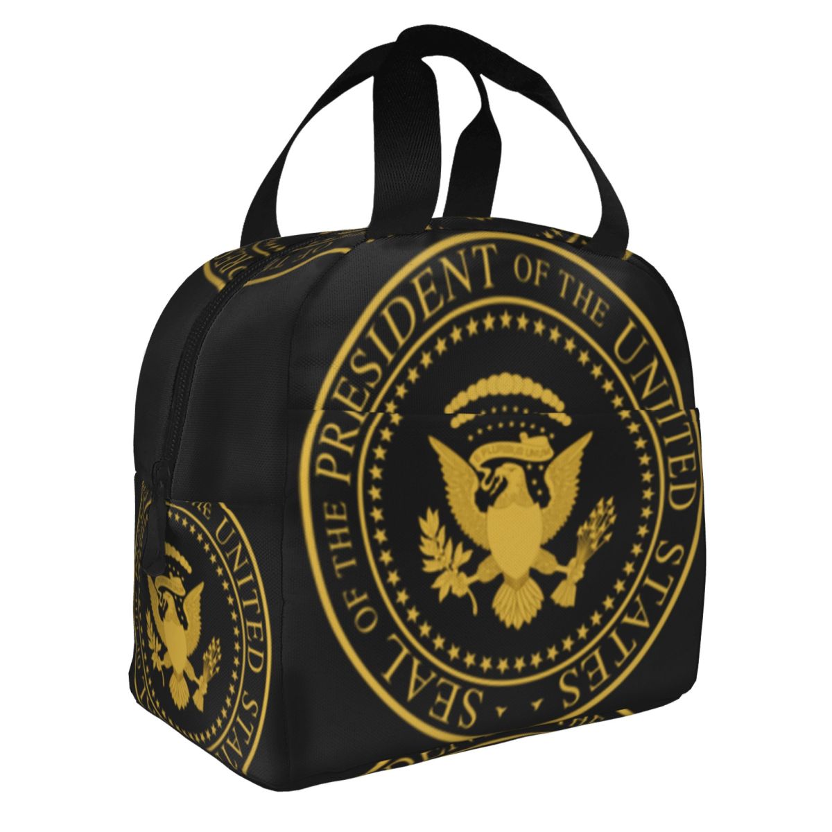アメリカ大統領の紋章が描かれた、女性向けの断熱ランチバッグ。 - Women Bags Usa のレビューと価格