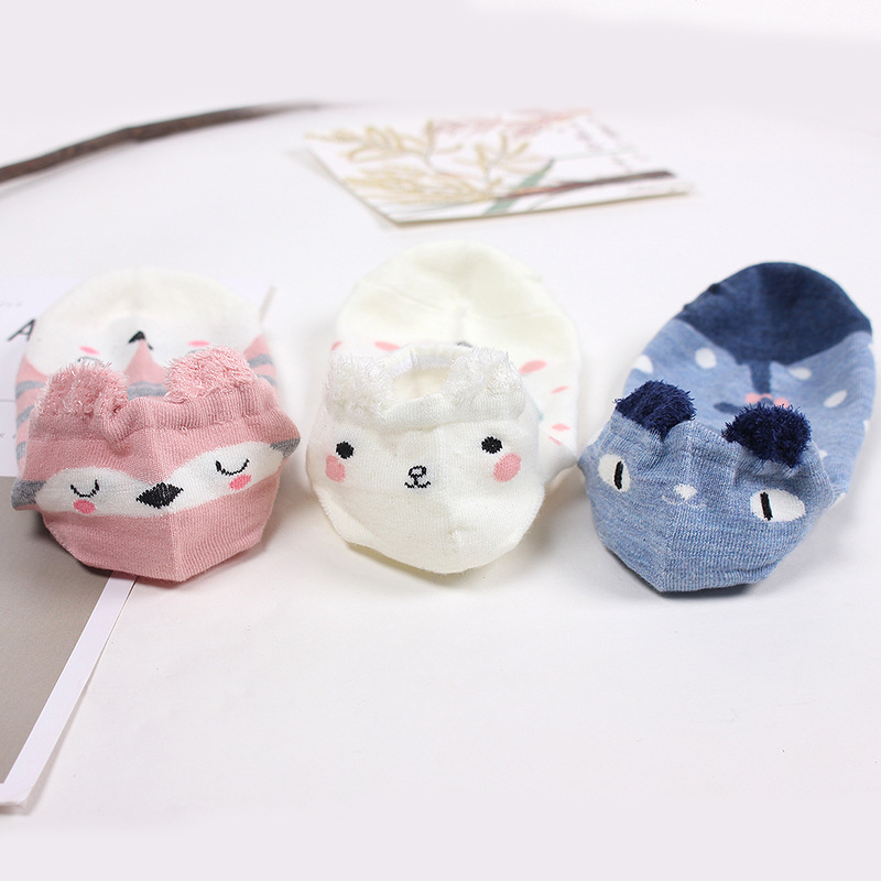 5 ペアパックロット女性靴下立体女性かわいい猫犬かわいいショ - Women Bags Pack のレビューと価格