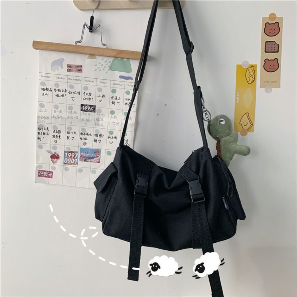 女性用ポケット付きユニセックスブラッククロスボディバッグ、キ - Women'S Retro Bags のレビューと価格