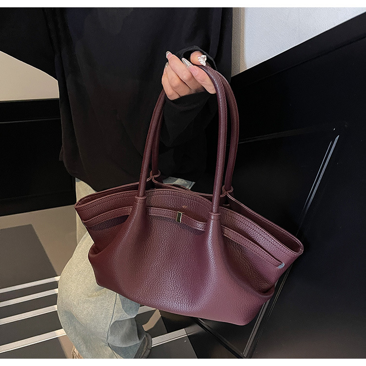 バーガンディレディースハンドバッグ高級デザイナーズウィングバ - Women'S Tote Bags Designer のレビューと価格