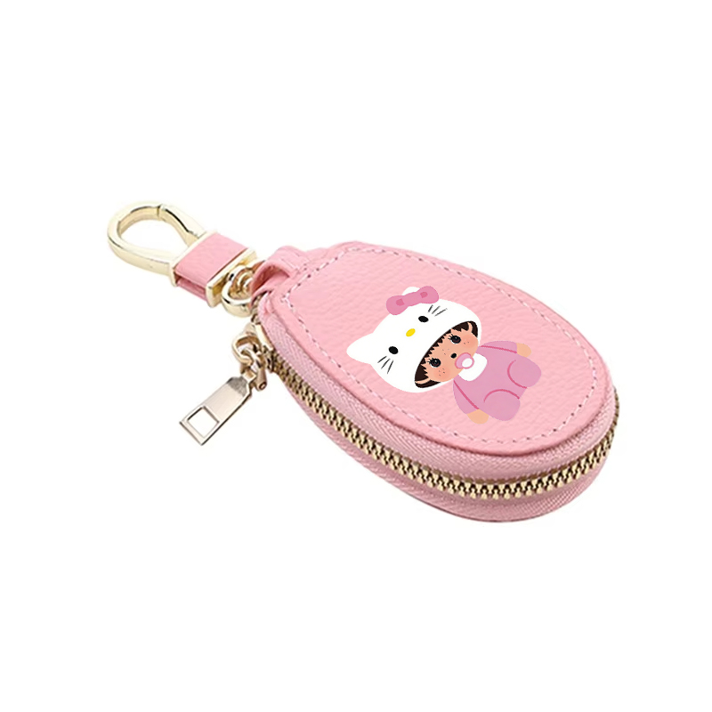 1 個モンチッチ革ジッパーキーウォレット女性ポケットキーホル - Women Bags For Gift のレビューと価格