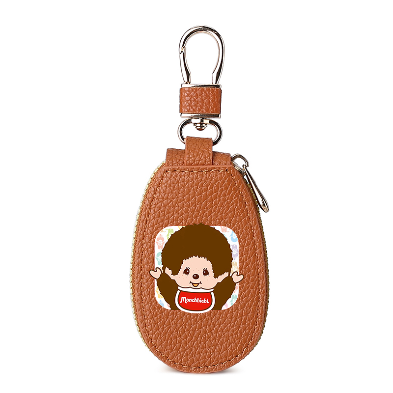 1 個モンチッチ革ジッパーキーウォレット女性ポケットキーホル - Women Bags For Gift のレビューと価格