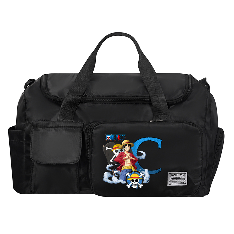 ワンピース男性女性旅行バッグアニメ A-Z 文字プリント防水 - Women'S Japanese Bags のレビューと価格