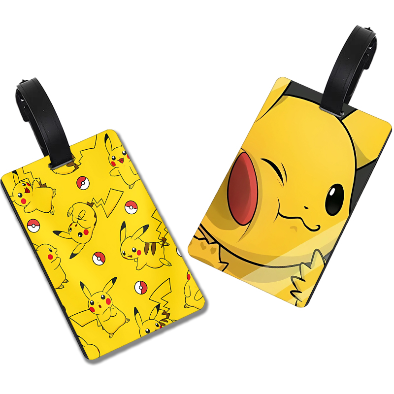 ポケモン漫画荷物タグかわいいプライバシー保護手荷物タグピカチ - Women Bags For Gift のレビューと価格
