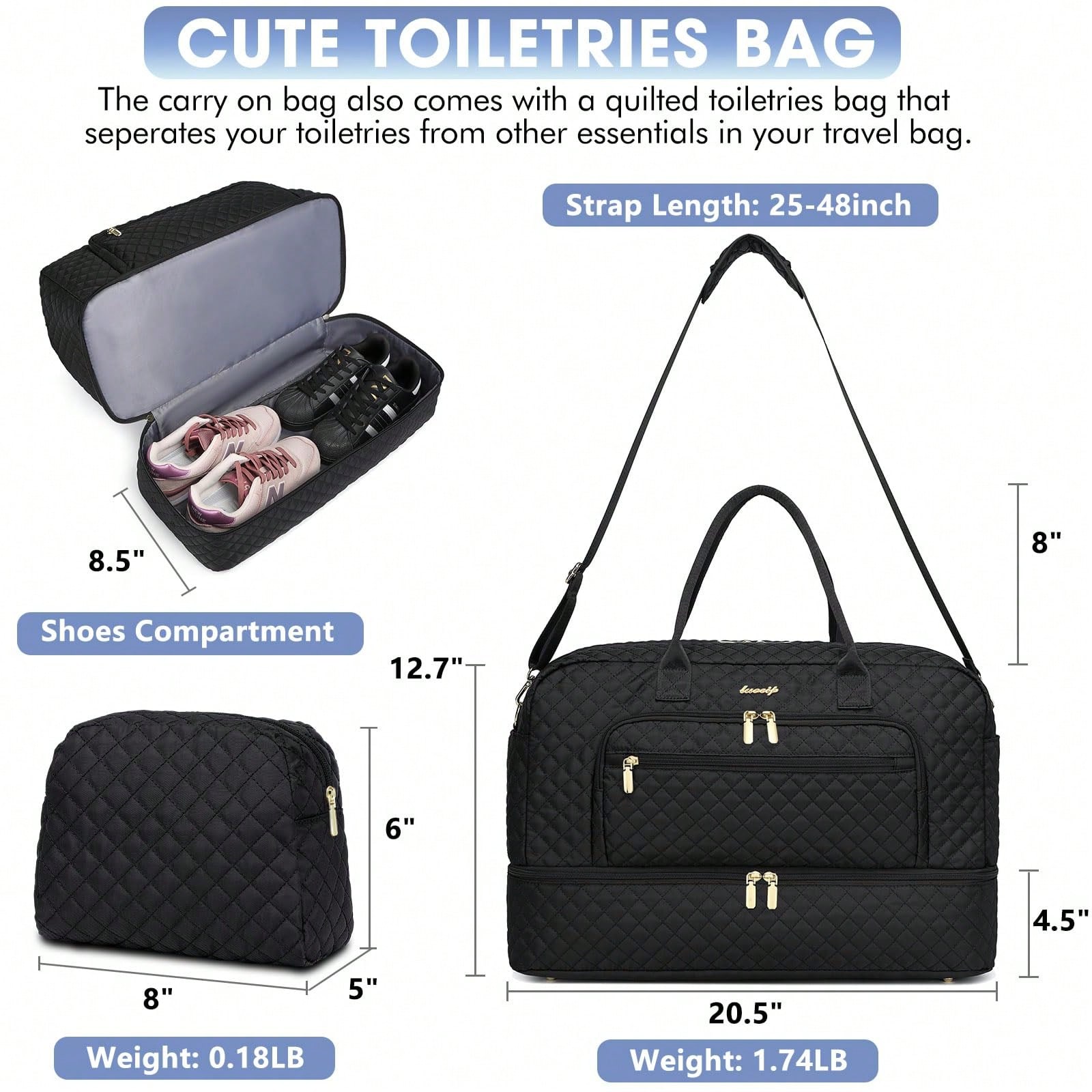 大型女性用トラベルダッフルバッグ - 機内持ち込み可能な一泊 - Women'S Yoga Bags のレビューと価格