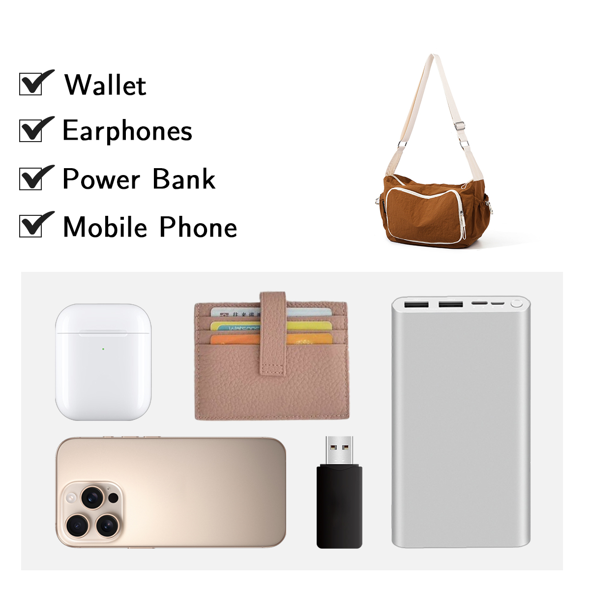 女性用クロスボディバッグ 2025 新スタイル ウォーターボ - Women'S Yoga Bags のレビューと価格