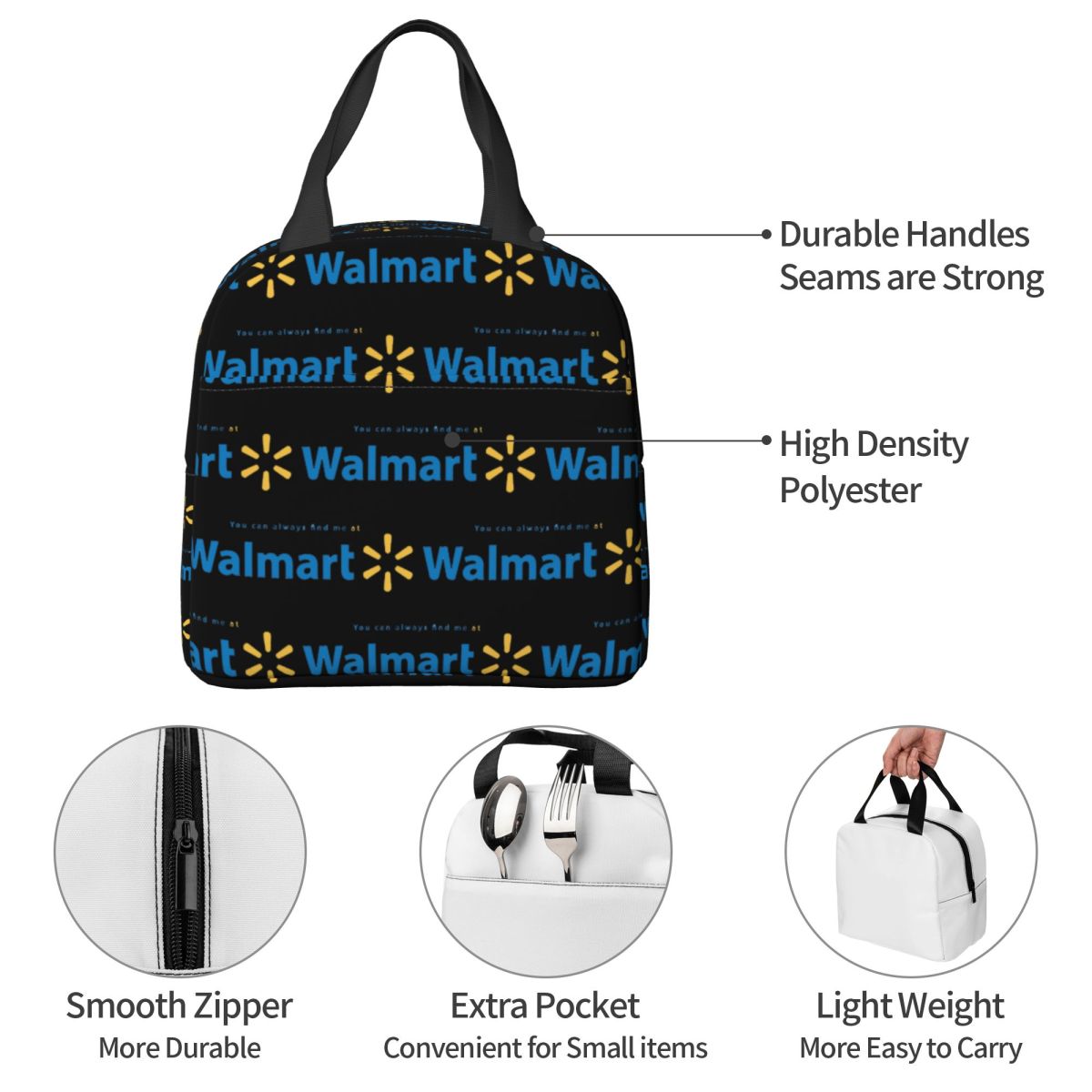 ウォルマート 断熱ランチバッグ 女性用 子供用 ポータブルフ - Women Bags Walmart のレビューと価格
