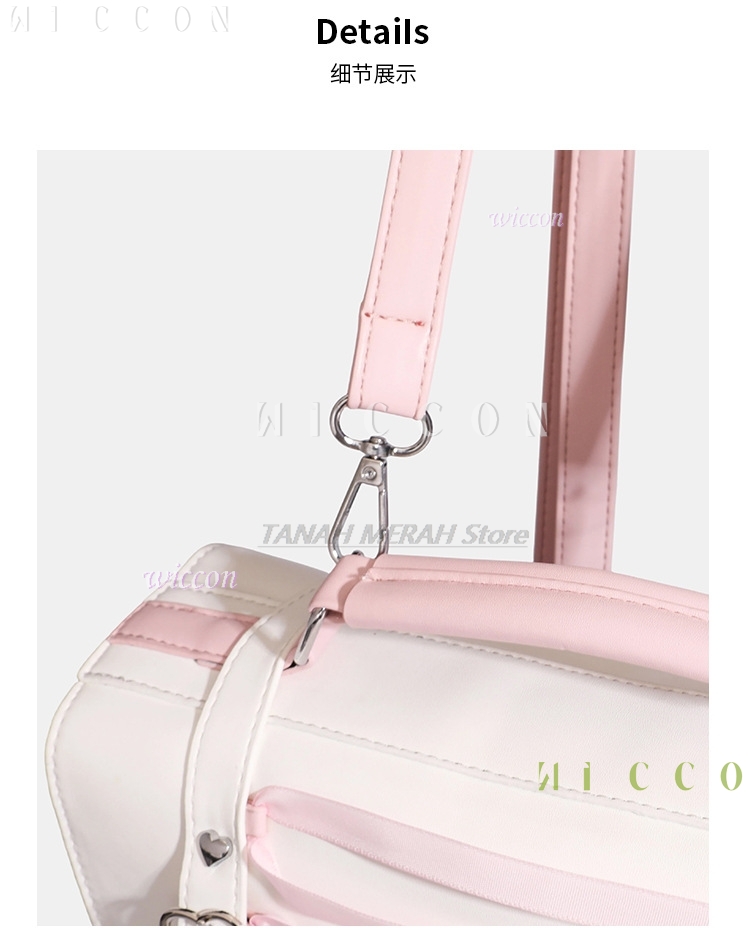Jirai kei 新しい和風ロリータイタバッグ ハートリボ - Women'S Japanese Bags のレビューと価格