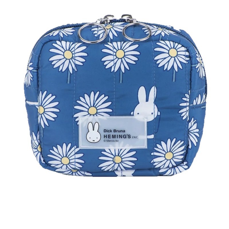 かわいい和風ミッフィーウサギの花柄プリント正方形の化粧バッグ - Women'S Japanese Bags のレビューと価格