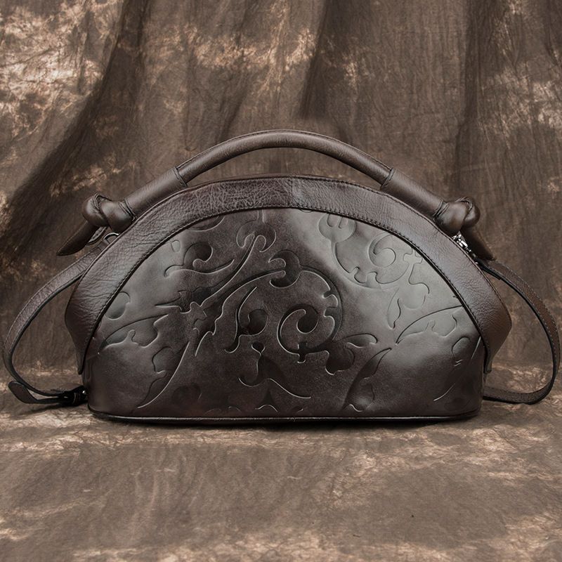 2026 新しいレトロパッケージ第一層牛革レザーバッグ女性ハ - Women'S Retro Bags のレビューと価格
