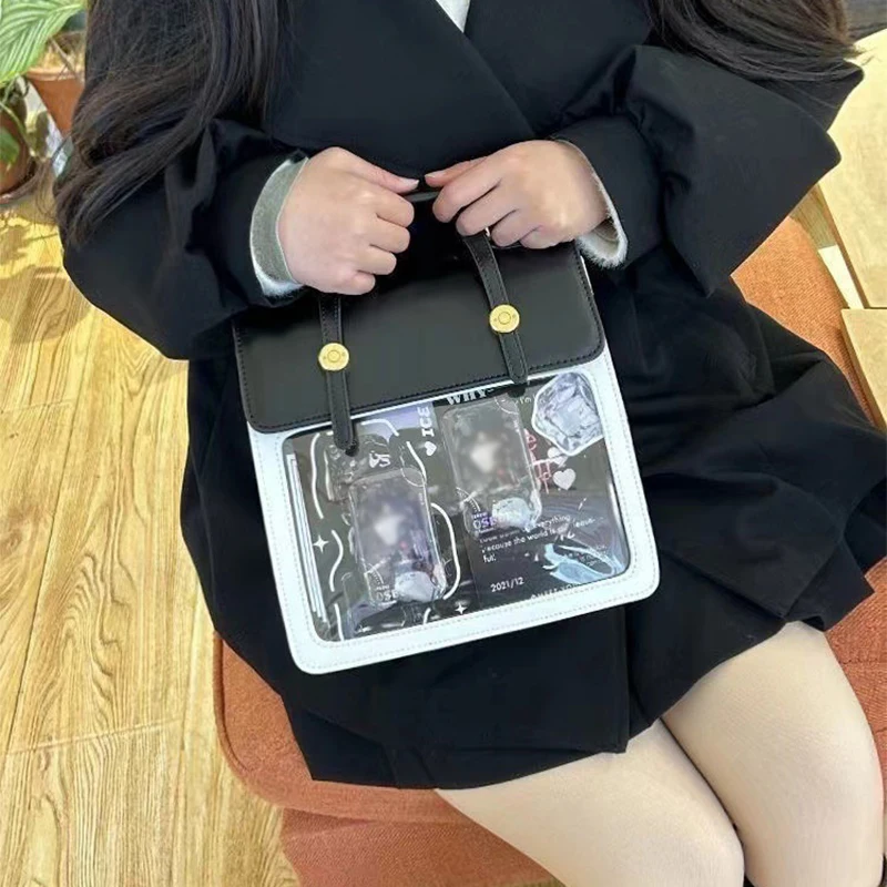 原宿-女性用バックパック,透明ポケット,女子高生ユニフォーム - Women'S Japanese Bags のレビューと価格