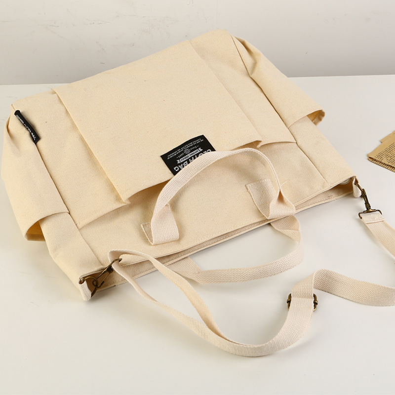 キャンバストートバッグ、厚みのある多ポケットハンドバッグ、和 - Women'S Japanese Bags のレビューと価格